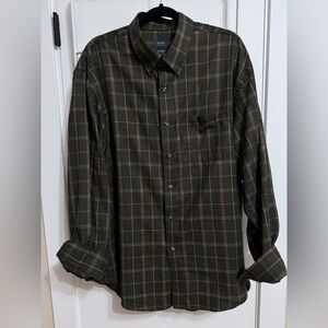 Arrow Men's Green Plaid Casual Shirt